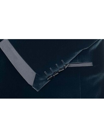 SUIT SARTORIA GREEN VELVET TUXEDO 5663