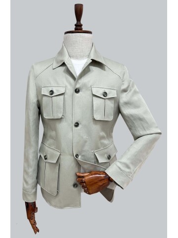 SUIT SARTORIA AÇIK YEŞİL SPOR 4 CEPLİ CEKET 4513