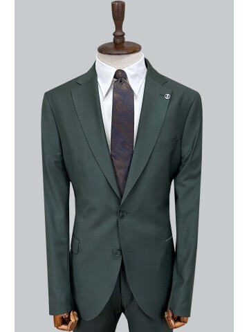SUIT SARTORIA GREEN WOOL SUIT 2001/01