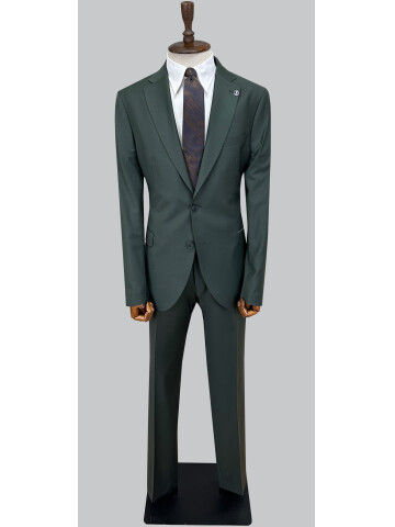 SUIT SARTORIA GREEN WOOL SUIT 2001/01