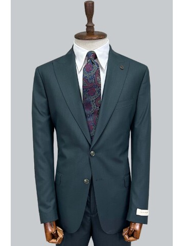 SUIT SARTORIA GREEN WOOL SUIT 2000/37