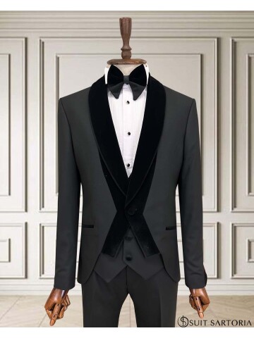 SUIT SARTORIA SHAWL COLLAR GROOM SUIT 5728