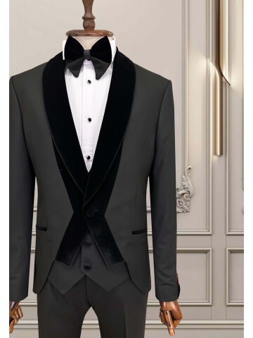 SUIT SARTORIA SHAWL COLLAR GROOM SUIT 5728