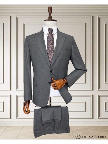 Grey 4 Drop Mens Suit