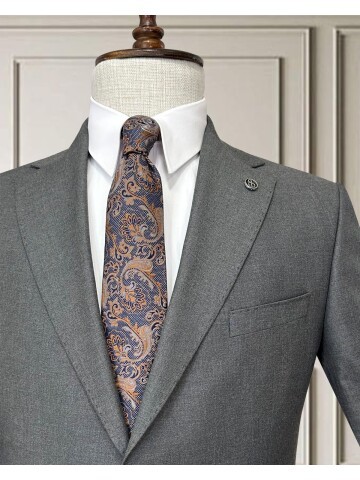 Grey 4 Drop Mens Suit