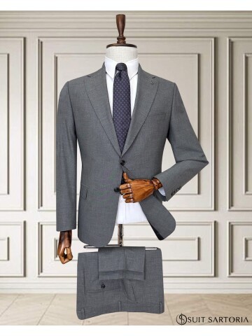 Grey 4 Drop Mens Suit