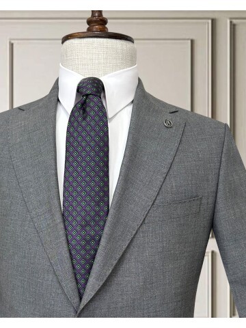 Grey 4 Drop Mens Suit