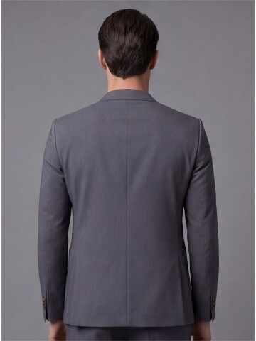 Gri Mono Yaka Performans Takım Elbise