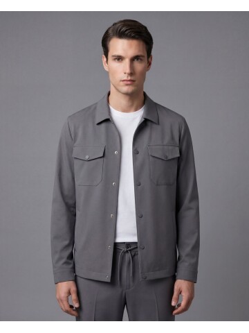 Grey Men’s Sport Performance Set with Safari Pockets