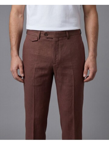 Terracotta Comfort Fit Notch Lapel Patch Pocket Suit