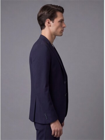 Lacivert Mono Yaka Performans Takım Elbise