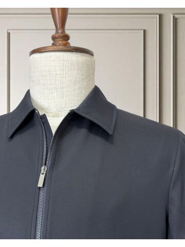 Lacivert Safari Model Spor Takım Elbise