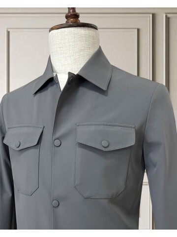 Grey Men’s Sport Performance Set with Safari Pockets