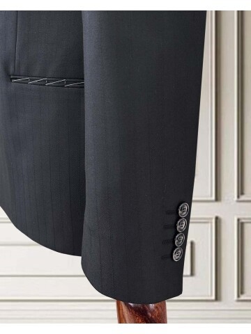 ck Pinstripe Double-Breasted Suit