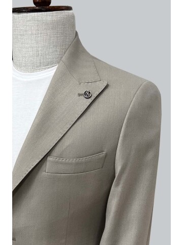 SUIT SARTORIA LIGHT BROWN JACKET 4618
