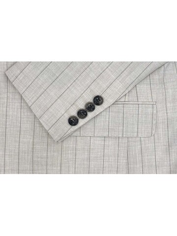 SUIT SARTORIA BEIGE STRIPED SUIT 2002/65