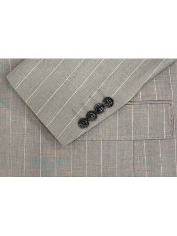SUIT SARTORIA BEIGE STRIPED SUIT 2002/65