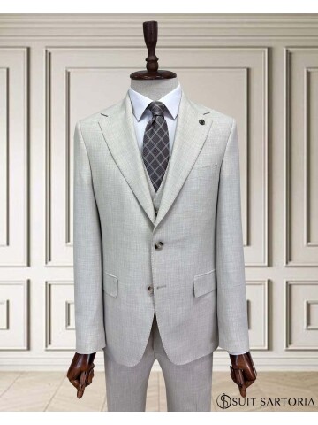 SUIT SARTORIA BEJ TAKIM ELBİSE 2319