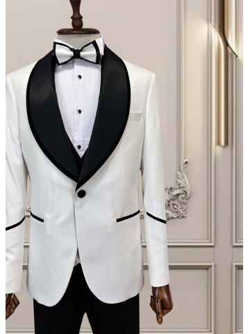SUIT SARTORIA BEYAZ DAMATLIK 5567