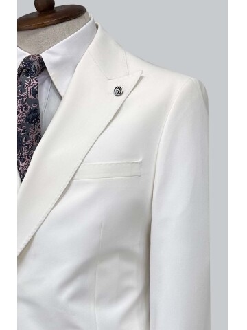 SUIT SARTORIA WHITE DOUBLE BREASTED SUIT 2001/89