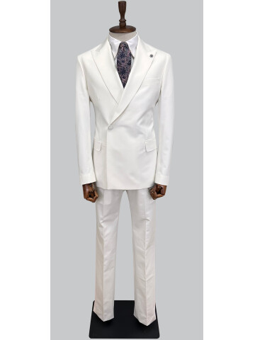 SUIT SARTORIA WHITE DOUBLE BREASTED SUIT 2001/89