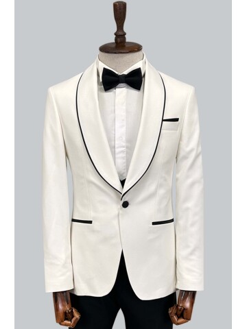 SUIT SARTORIA WHITE SHAWL COLLOR TUXEDO 5723