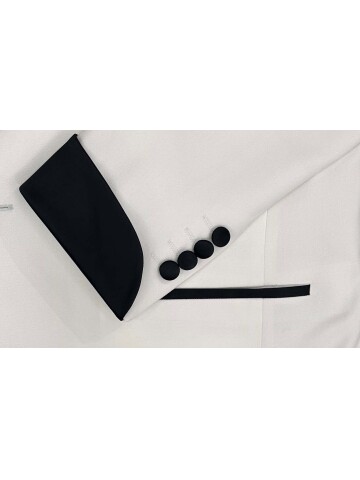 SUIT SARTORIA WHITE PEAK COLLAR TUXEDO 5701