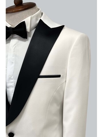 SUIT SARTORIA WHITE PEAK COLLAR TUXEDO 5701