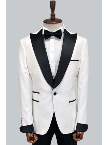 SUIT SARTORIA WHITE PEAK COLLAR TUXEDO 5701