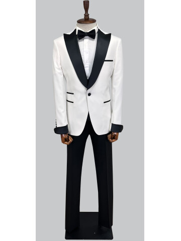 SUIT SARTORIA WHITE PEAK COLLAR TUXEDO 5701