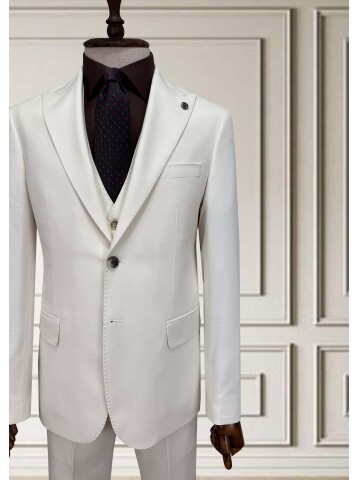 SUIT SARTORIA BEYAZ YELEKLİ TAKIM ELBİSE 252014