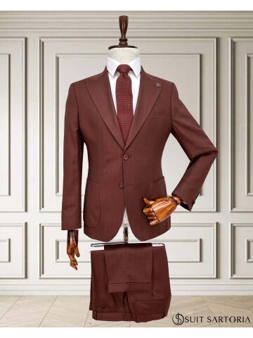 SUIT SARTORIA BURGUNDY SUIT 252012