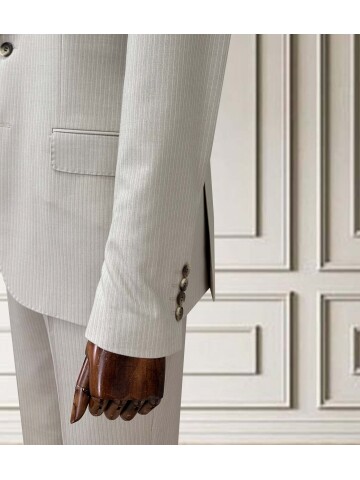 SUIT SARTORIA STRIPED BEIGE SUIT 252015