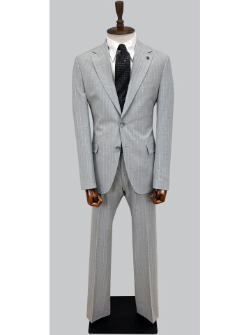 SUIT SARTORIA STRIPED GREY SUIT 2002/50
