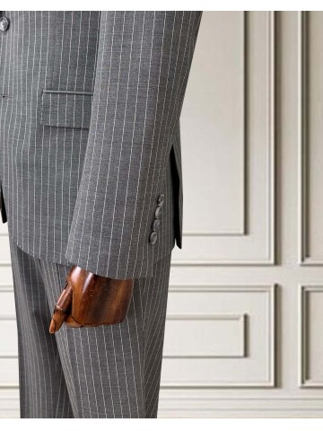 SUIT SARTORIA STRIPED GRAY SUIT 252024