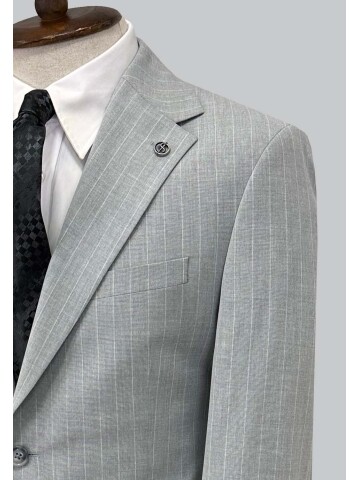 SUIT SARTORIA STRIPED GRAY SUIT 252026