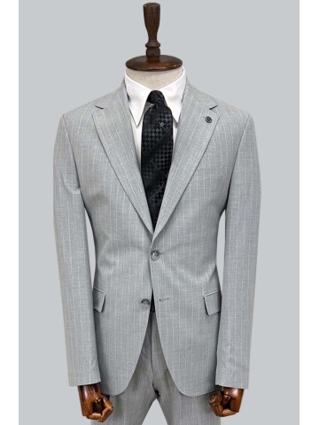 SUIT SARTORIA STRIPED GRAY SUIT 252026