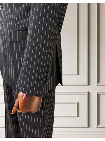 SUIT SARTORIA STRIPED BROWN SUIT 252024