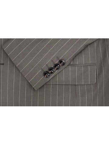 SUIT SARTORIA STRIPED BROWN SUIT 252026