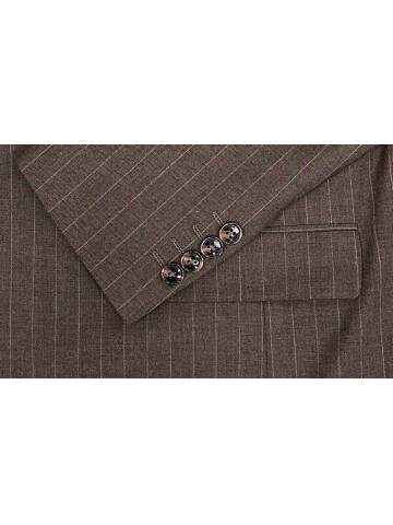 SUIT SARTORIA STRIPED BROWN SUIT 252026