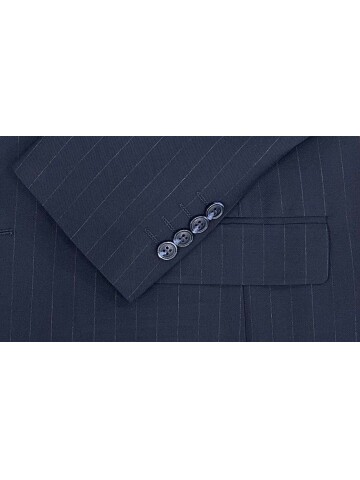 SUIT SARTORIA ÇİZGİLİ LACİVERT TAKIM ELBİSE 2002/50