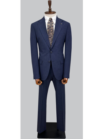 SUIT SARTORIA STRIPED NAVY BLUE SUIT 252026