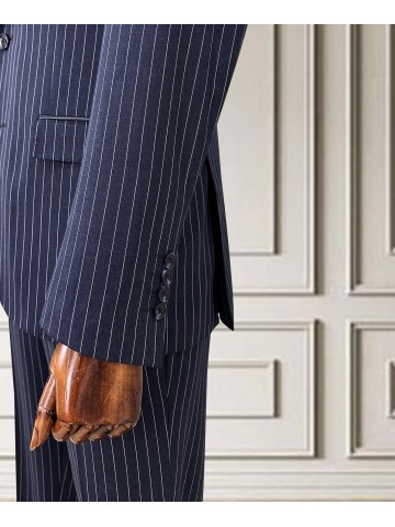 SUIT SARTORIA STRIPED NAVY BLUE SUIT 252024