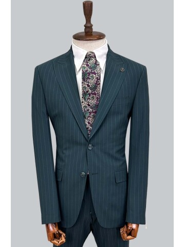 SUIT SARTORIA STRIPED GREEN SUIT 2002/51