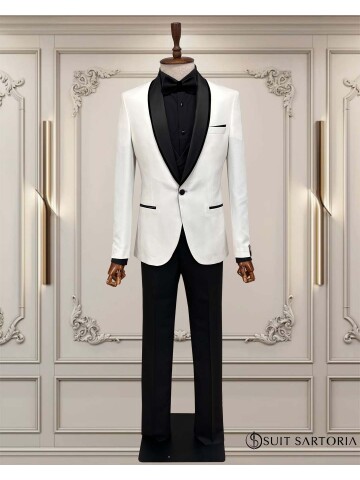 SUIT SARTORIA DRESS WHITE 5513