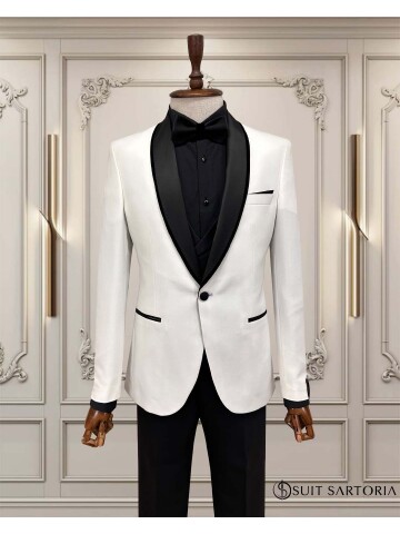 SUIT SARTORIA DAMATLIK BEYAZ 5513