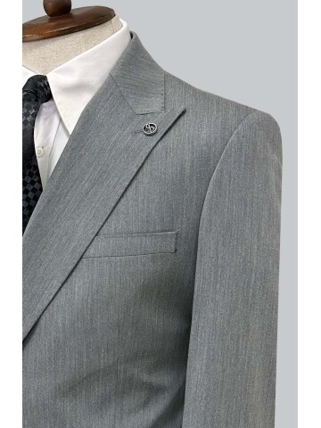 SUIT SARTORIA GREY DOUBLE BREASTED SUIT 2001/89