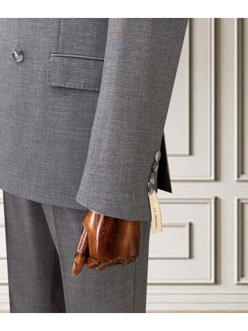 SUIT SARTORIA GREY DOUBLE-BREASTED SUIT 2002/48