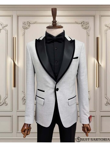 SUIT SARTORIA GREY PEAK COLLAR TUXEDO 5712