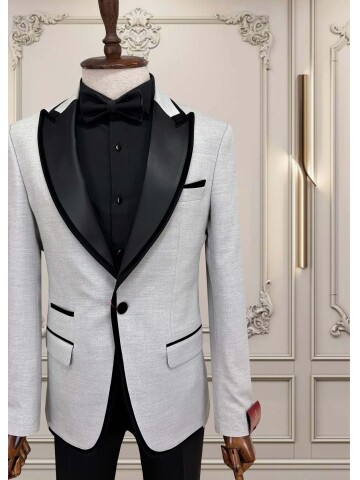 SUIT SARTORIA GREY PEAK COLLAR TUXEDO 5712
